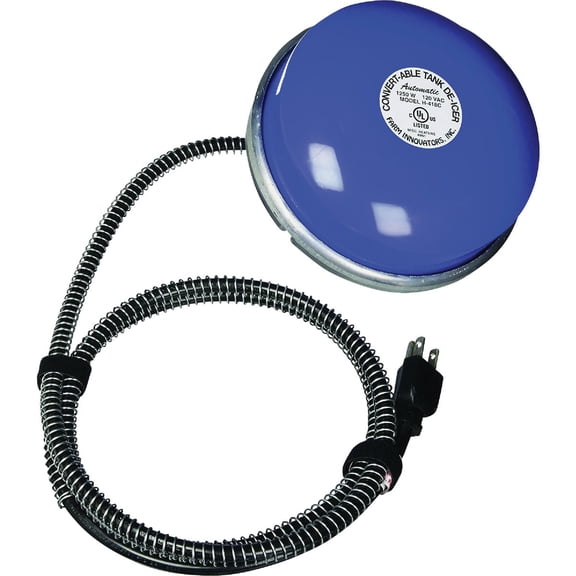 Farm Innovators Ice Chaser Premium 2 in 1 Convertible Stock Tank De - Icer Residential Use, Standard Application