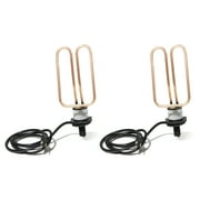 Farm Innovators Livestock Water Tank Heater 1500W Drain Plug De-Icer, 2 Pk