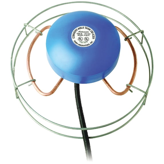Farm Innovators Model H-4615 Convert-able De-Icer with Attached Guard, 1,500 Watts — Residential Use, Standard Application
