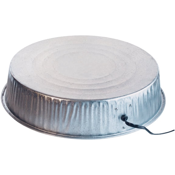 Farm Innovators Model HP-125 Heated Base for Metal Poultry Founts, 125-Watt Three Pack — Residential Use, Standard Application