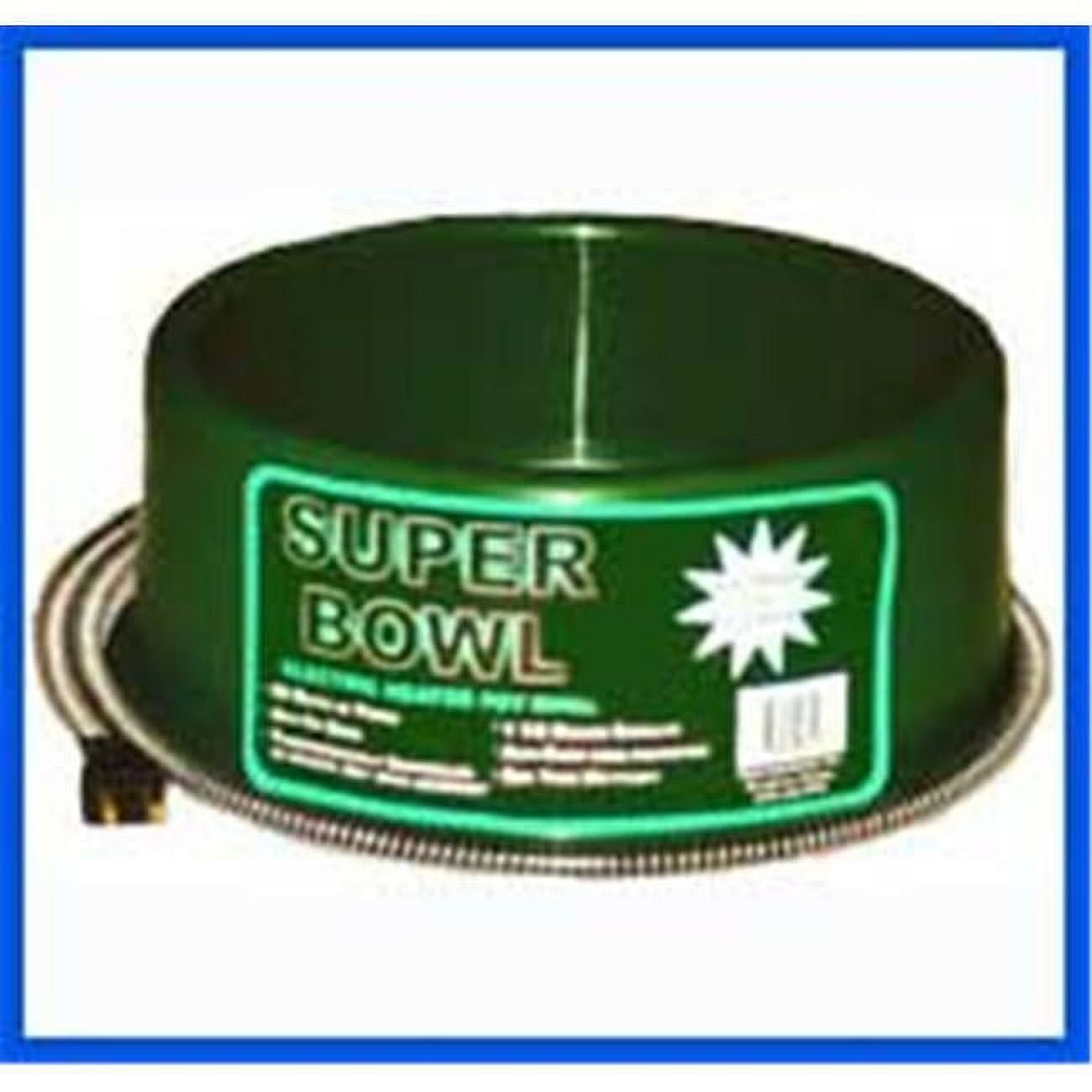 Green 1.5 Gallon Electric Heated Pet Water Bowl with Thermostatic Control