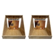 Farm Innovators Single Nesting Box for Chickens, Ducks and Birds, 2 Pack