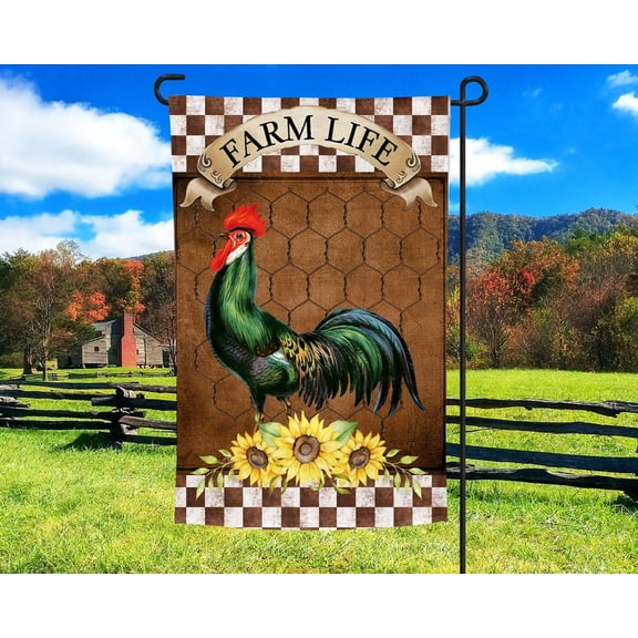 Farm Life Adorable Flag