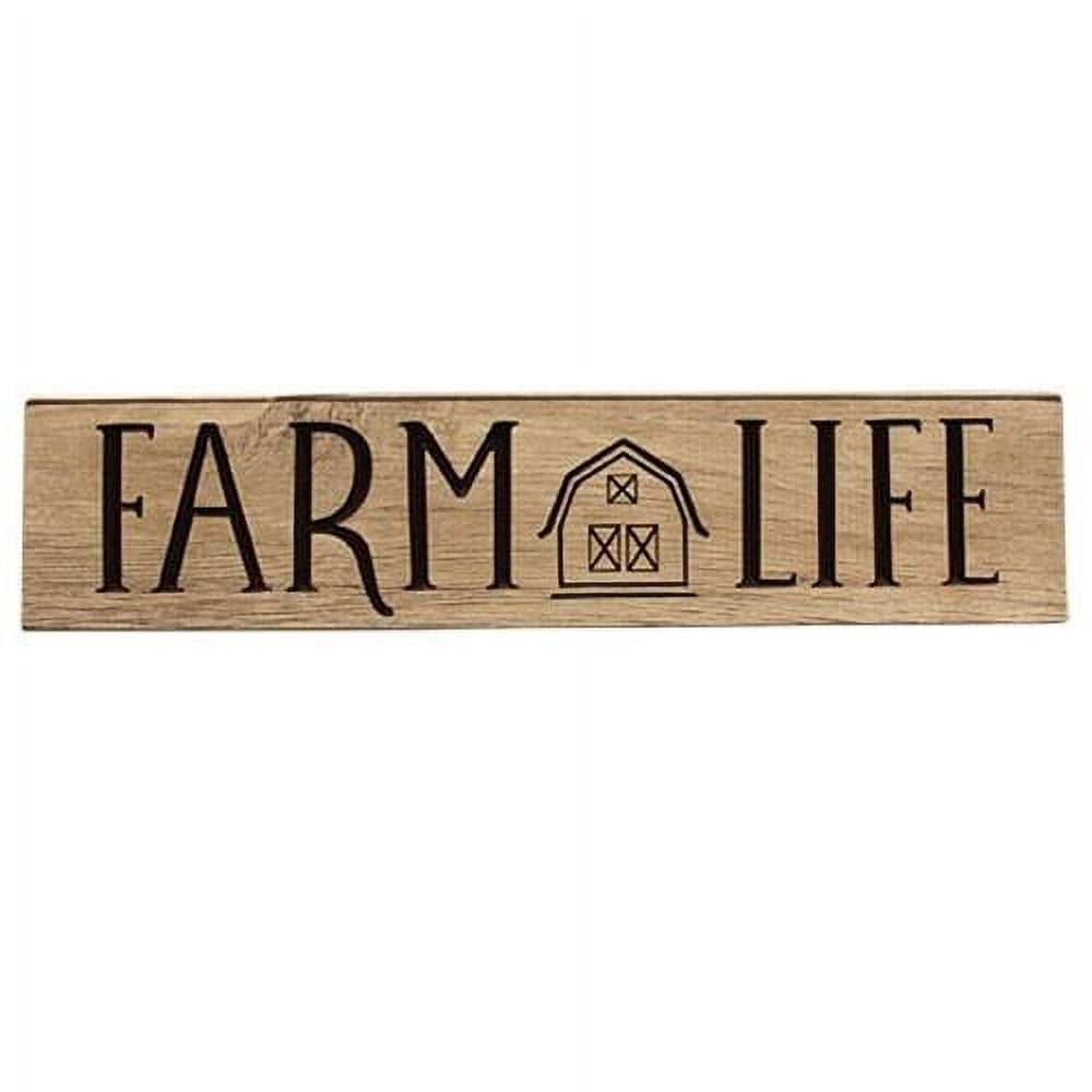 Farm Life Barn Engraved Sign 24