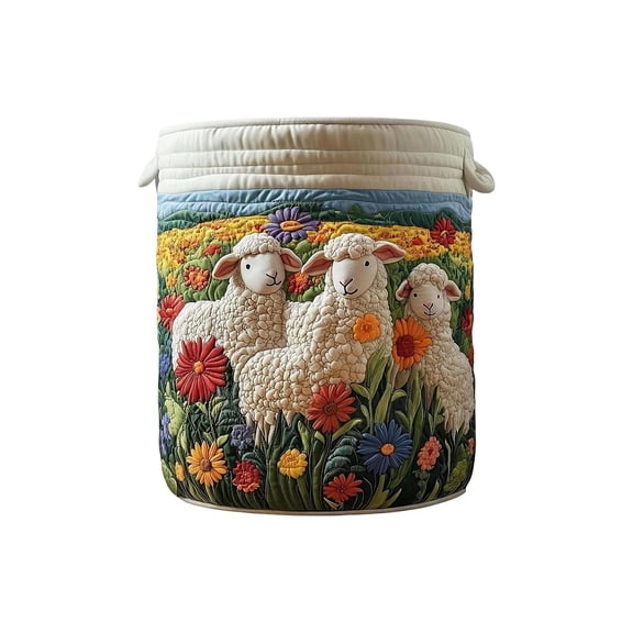 Farm Life - Personalized Farmer Storage Basket Custom Name Collapsible Bin Rustic Home Decor Organization Box Laundry Hamper Toy Organizer Country Style Gift For Farm House Housewarming Present