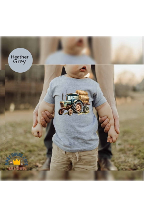 Farm Life Tractor Toddler, Farm Animals Shirt, Country Farming Cute Toddler, Funny Farm Lover Youth,Animal Farming Tractor Toddler Tee, New Born, Baby Shower Gift, New Parents Gift