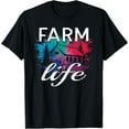 thumbnail image 1 of Farm Life farm yard T-Shirt men and women can wear, black, white, gifts., 1 of 4
