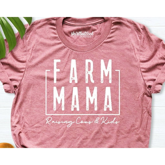 Farm Mama Shirt, Farm T-Shirt, Cow Lover Farmer Shirt, Farm Mom Shirt, Farm Life Shirt, Women Farm Shirt, Mothers Day Shirt, Farm Wife Shirt SWEATSHIRT All Size S-5XL