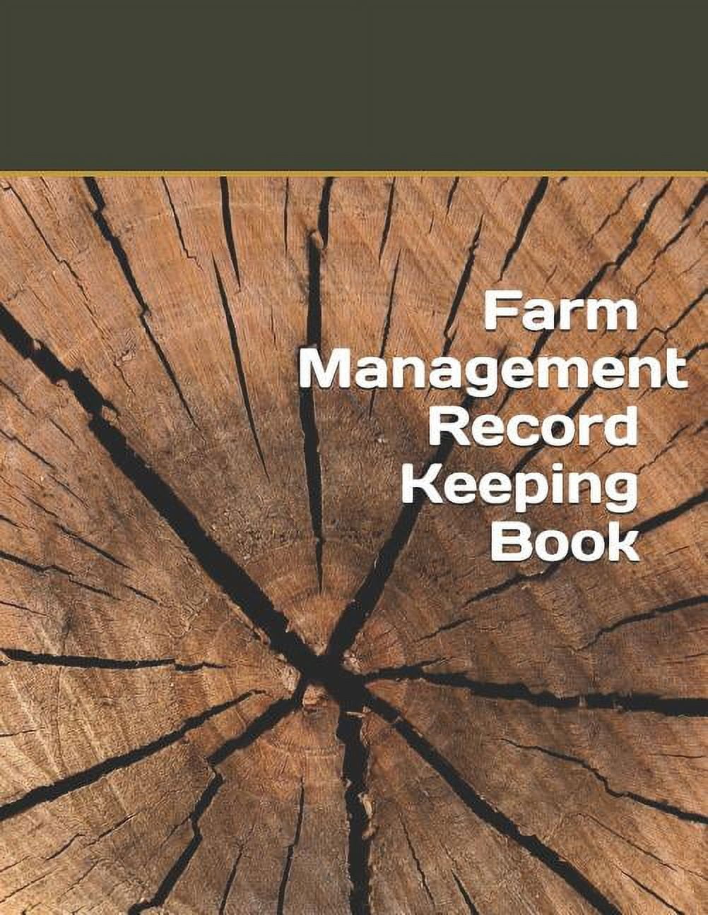 Farm Management Record Keeping Book Farm Record Log Farming Essentials Farm Bookkeeping