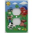 thumbnail image 1 of Farm Outlet Switch Plate Cover / Barn Animal Outlet Cover / Nursery Wall Decor, 1 of 1