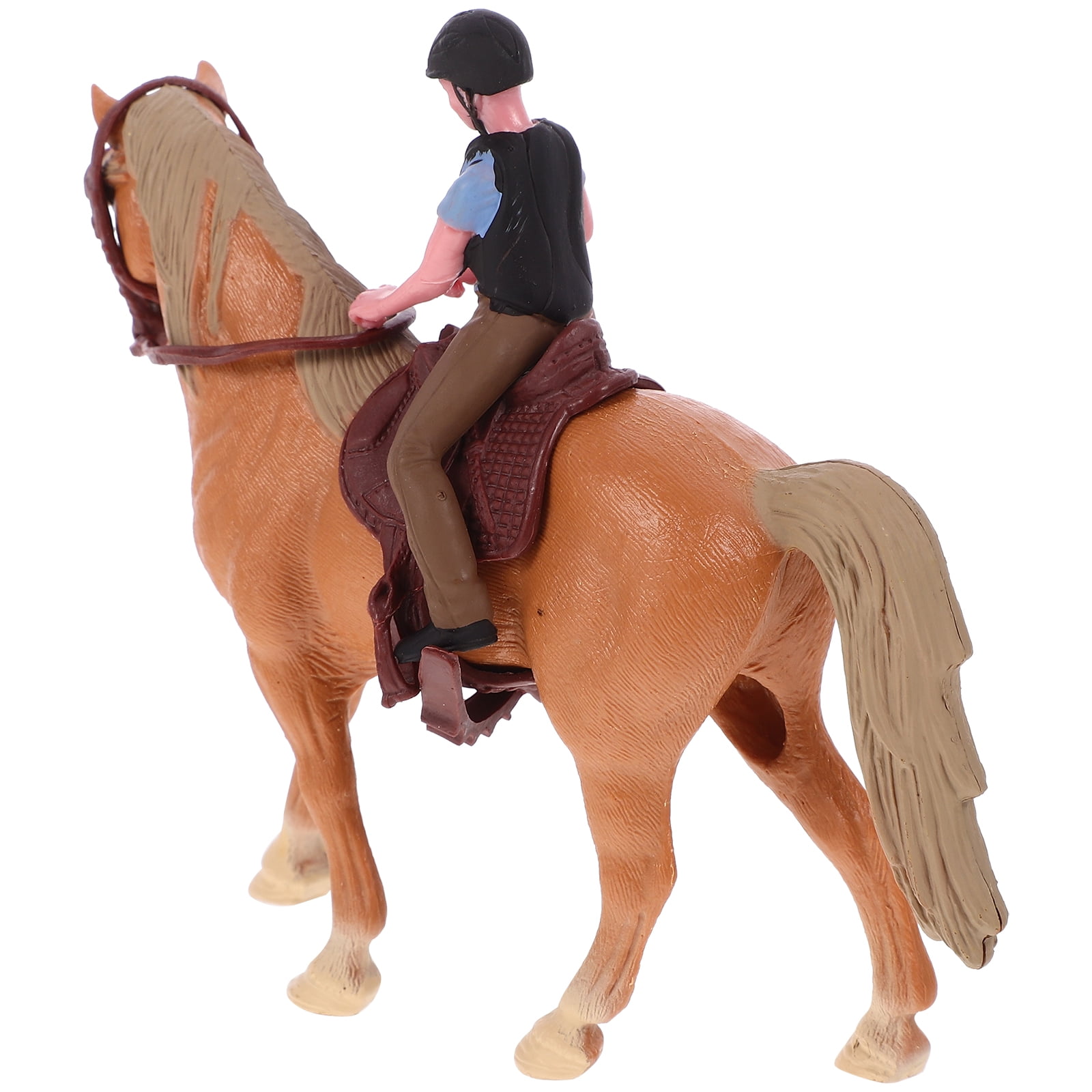 TANOM Farm Pasture Model Horse Riding Figurines Models Figures Kids