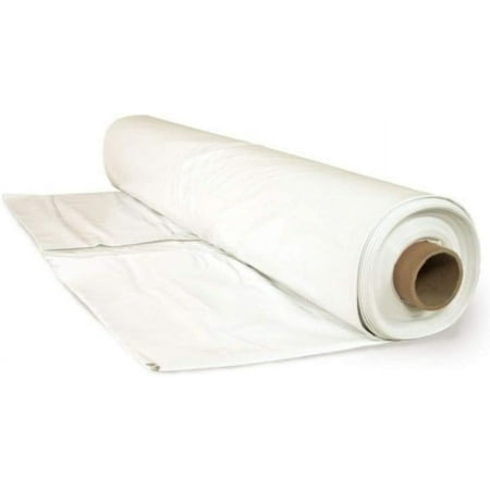 Farm Plastic Supply - 2.4 Mil White Plastic Sheeting - Overwintering Film, 2.4 Mil White Plastic Film, Greenhouse Plastic, Durable Plastic Sheeting (42' x 50')