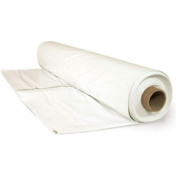 Farm Plastic Supply - 6 Mil White Plastic Sheeting - Overwintering Film, 6 Mil White Plastic Film, Greenhouse Plastic, Durable Plastic Sheeting (32' x 100')