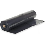 Farm Plastic Supply - Black Plastic Sheeting - 4 mil - 8 x 100 - Black Plastic Tarp, Polyethylene Vapor Barrier Plastic Sheeting, Black Painters Tarp, Roll of Heavy Duty Plastic