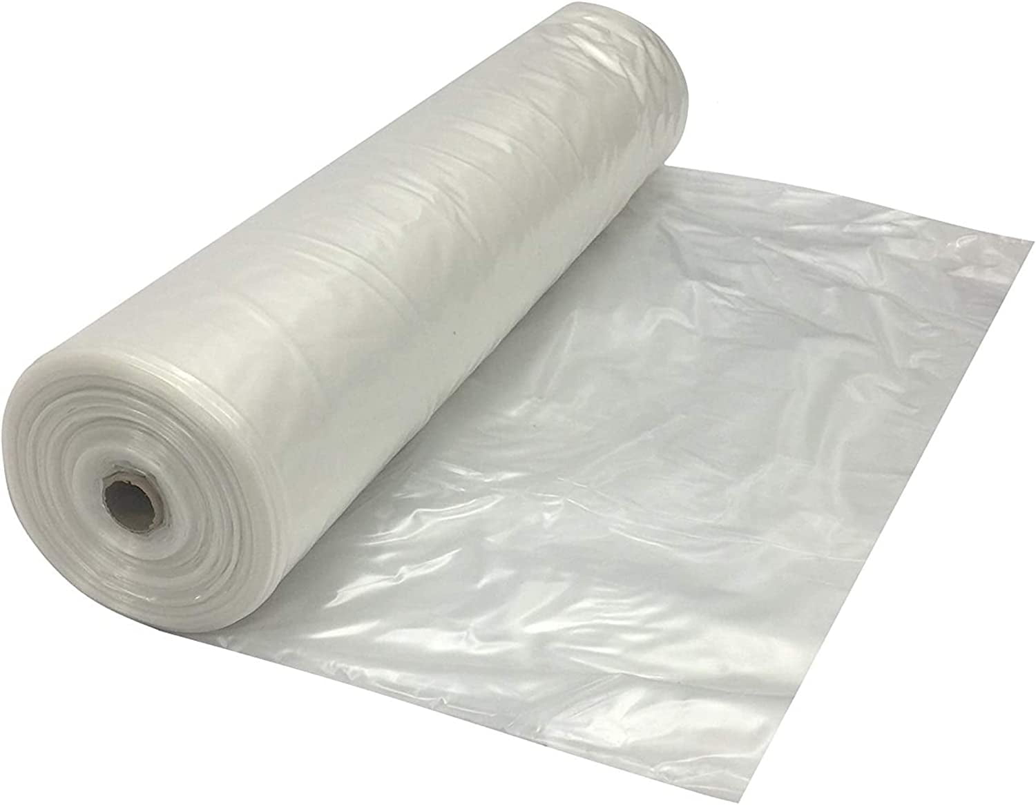Farm Plastic Supply - Clear Plastic Sheeting - 8 mil - (10' x 100') - Thick  Plastic Sheeting, Heavy Duty Polyethylene Film, Drop Cloth Vapor Barrier