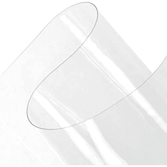 Farm Plastic Supply - Clear Vinyl Sheeting - 12 Mil 5.5" Wide - Vinyl Plastic Sheeting, Clear Vinyl Roll, Clear Vinyl Sheet for Storm Windows, Covering, Protection, Tablecloth Protector (5.5' x 15')