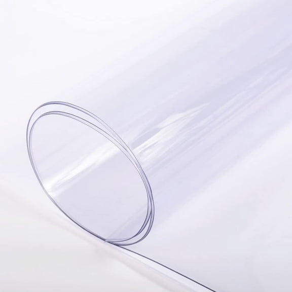 Farm Plastic Supply - Clear Vinyl Sheeting - 15 Mil - Clear Vinyl Roll, Vinyl Plastic Sheeting, Clear Vinyl Sheet for Storm Windows, Covering, Protection, Tablecloth Protector (5.5' x 15')