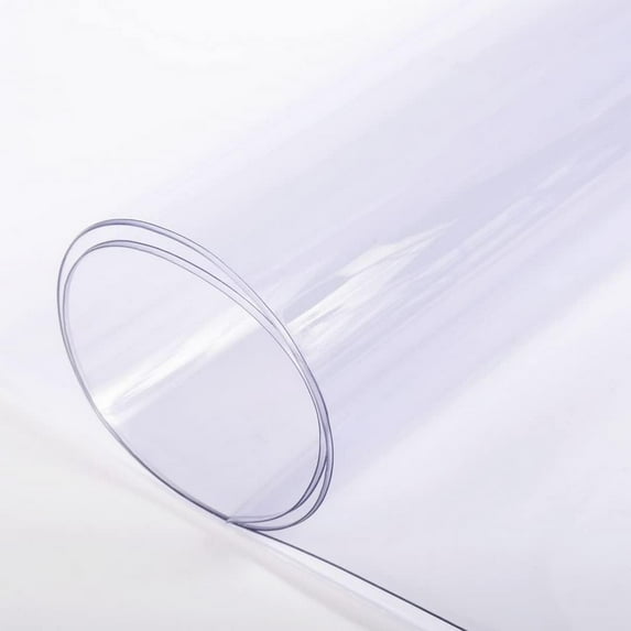 Farm Plastic Supply - Clear Vinyl Sheeting - 15 Mil - Clear Vinyl Roll, Vinyl Plastic Sheeting, Clear Vinyl Sheet for Storm Windows, Covering, Protection, Tablecloth Protector (5.5' x 5')