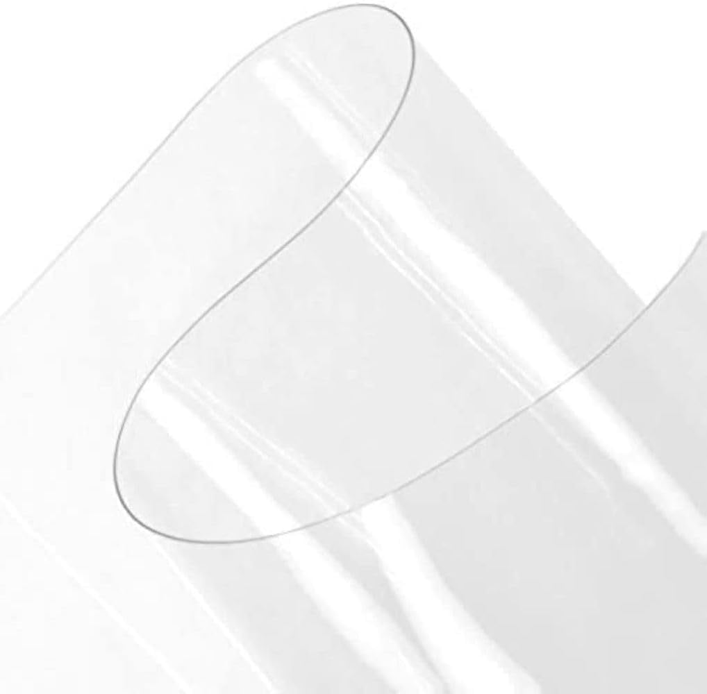 Farm Plastic Supply Clear Vinyl Sheeting - 15 Mil Thick, 4' X 7', UV Protected, Temperature Resistant