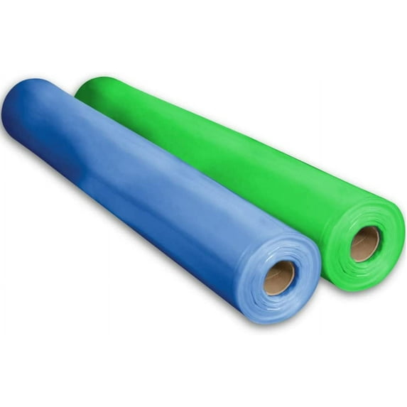 Farm Plastic Supply - Concrete Vapor Barrier - 15 mil - (14' x 70') - Heavy Duty Blue Plastic Tarp, Polyolefin Vapor Barrier Plastic Sheeting, Concrete Vapor Barrier, Roll of Heavy Duty Plastic