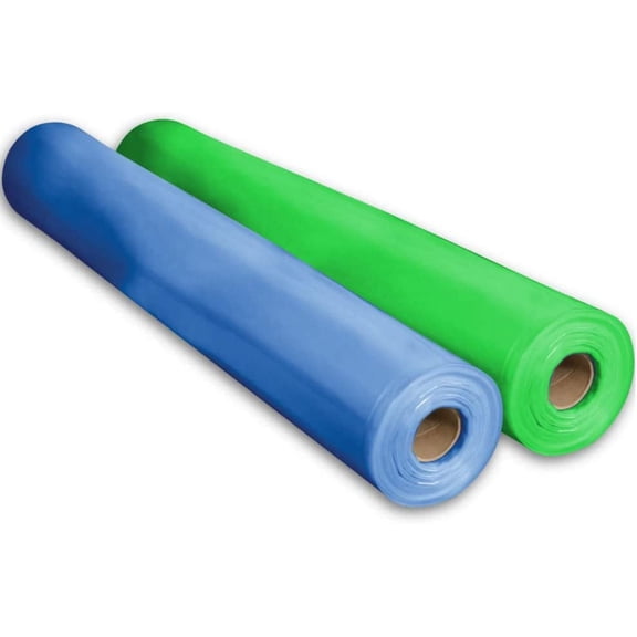 Farm Plastic Supply - Concrete Vapor Barrier - 15 mil - (7' x 140') - Heavy Duty Blue Plastic Tarp, Polyolefin Vapor Barrier Plastic Sheeting, Concrete Vapor Barrier, Roll of Heavy Duty Plastic