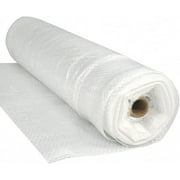 Farm Plastic Supply - Dura Skrim String Reinforced Clear Plastic Sheeting - 10 Mil - (52 x 40) - UV-Rated Extra Heavy Duty Poly Film Tear Resistant, Vapor Barrier Polyethylene Roll for Construction