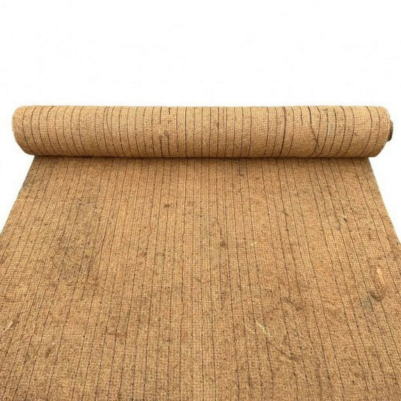 Farm Plastic Supply - Erosion Control Blanket - Coconut Garden and Landscape Cover, Erosion Control Blanket, Coconut Blanket, Erosion Control, Mulch, Slope Stabilizer (4' x 112.5')