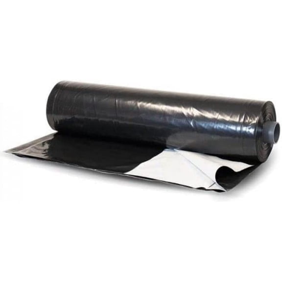 Farm Plastic Supply Black 24' x 40', 5 mil Thickness Polyethylene Tarp