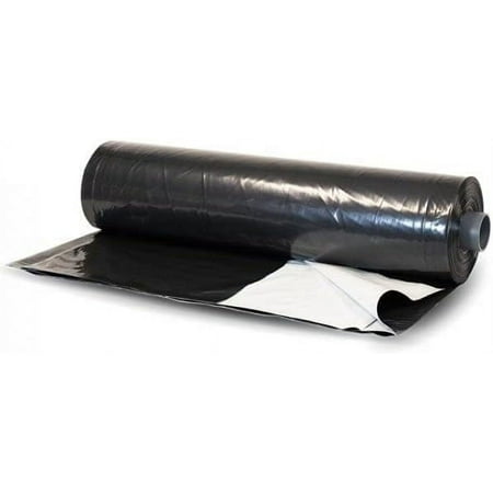 Farm Plastic Supply - Silage Tarp Black/White Plastic Sheeting - 6 Mil - (28' x 50') - Heavy Duty Polyethylene Plastic Tarp for Silage Cover, Bunker Cover for Farming, Agriculture, Ground Covering