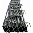 thumbnail image 1 of Farm Plastic Supply - Spring Wire & Lock Channel - (10 Pack) - Stainless Steel 6.5 ft Spring Lock Track & U-Channel Bundle for Greenhouse Plastic Polyethylene Film or Shade Cloth, 1 of 5