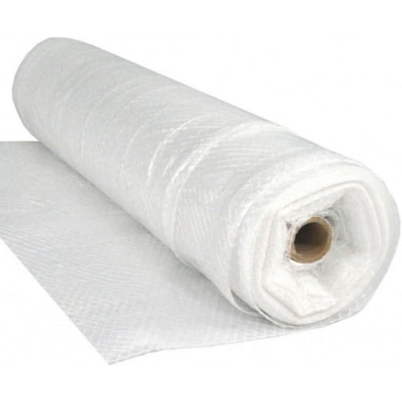 Farm Plastic Supply - String Reinforced 4 Year UV Resistant 10 mil Clear Greenhouse Plastic Sheeting - 4 Year UV Resistant Polyethylene Greenhouse Film, Hoop House Green House Cover (60' x 10')
