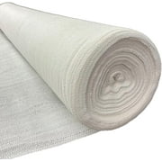 Farm Plastic Supply - White Shade Cloth - 50% - Mesh Fabric for Fence Privacy Screen, Garden Shade, Mesh Fence Screening, Shade Cloth Rolls, Wind Screen 6 x 20