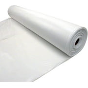Farm Plastic Supply - White Plastic Sheeting - 6 mil - 20 x 100 - Thick Plastic Sheeting, Heavy Duty Polyethylene Film, Drop Cloth Vapor Barrier Covering for Crawl Space
