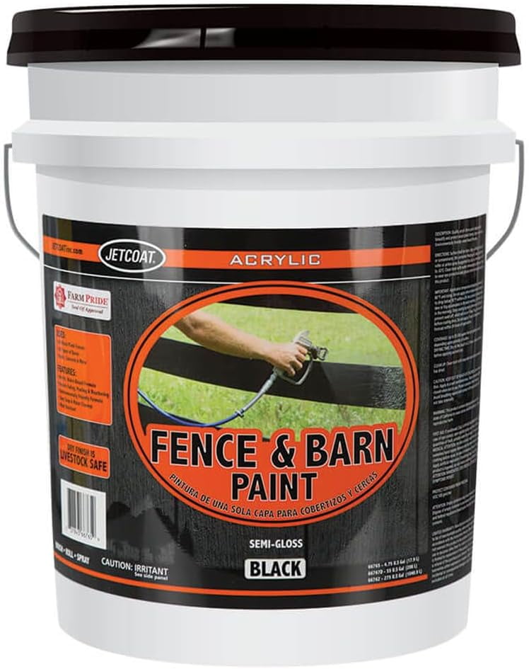 Farm Pride Outdoor Fence And Barn Paint, Waterproof Exterior Paint For