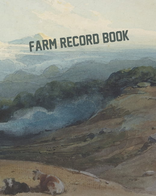 Farm Record Book Cattle Record Book Calving Record Book Farm