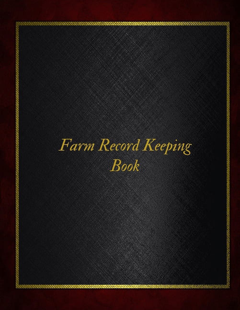 Farm Record Keeping Book Farm Management Record Keeping Book, Farmers