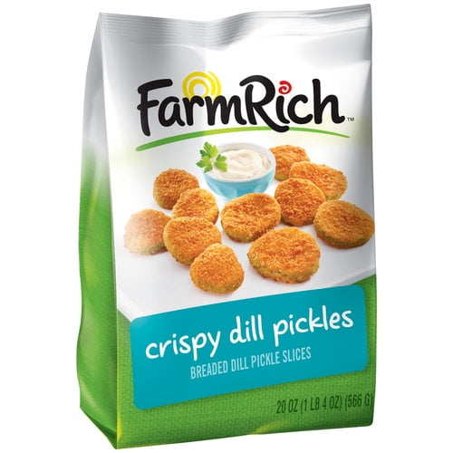 Farm Rich Crispy Breaded Dill Pickles, 20 oz