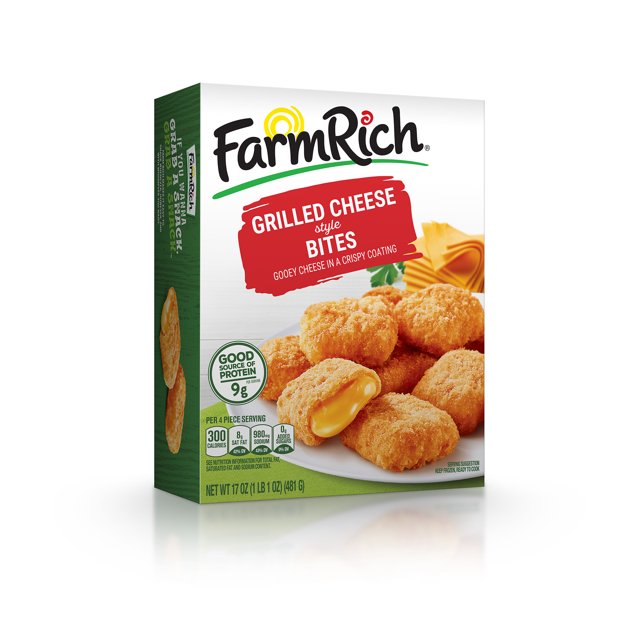 Farm Rich Grilled Cheese Style Bites, 17 oz (Frozen Snacks & Appetizers