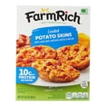 thumbnail image 1 of Farm Rich Loaded Potato Skins, Frozen Potatoes, 14.3 oz (Frozen Snacks and Appetizers), 1 of 16