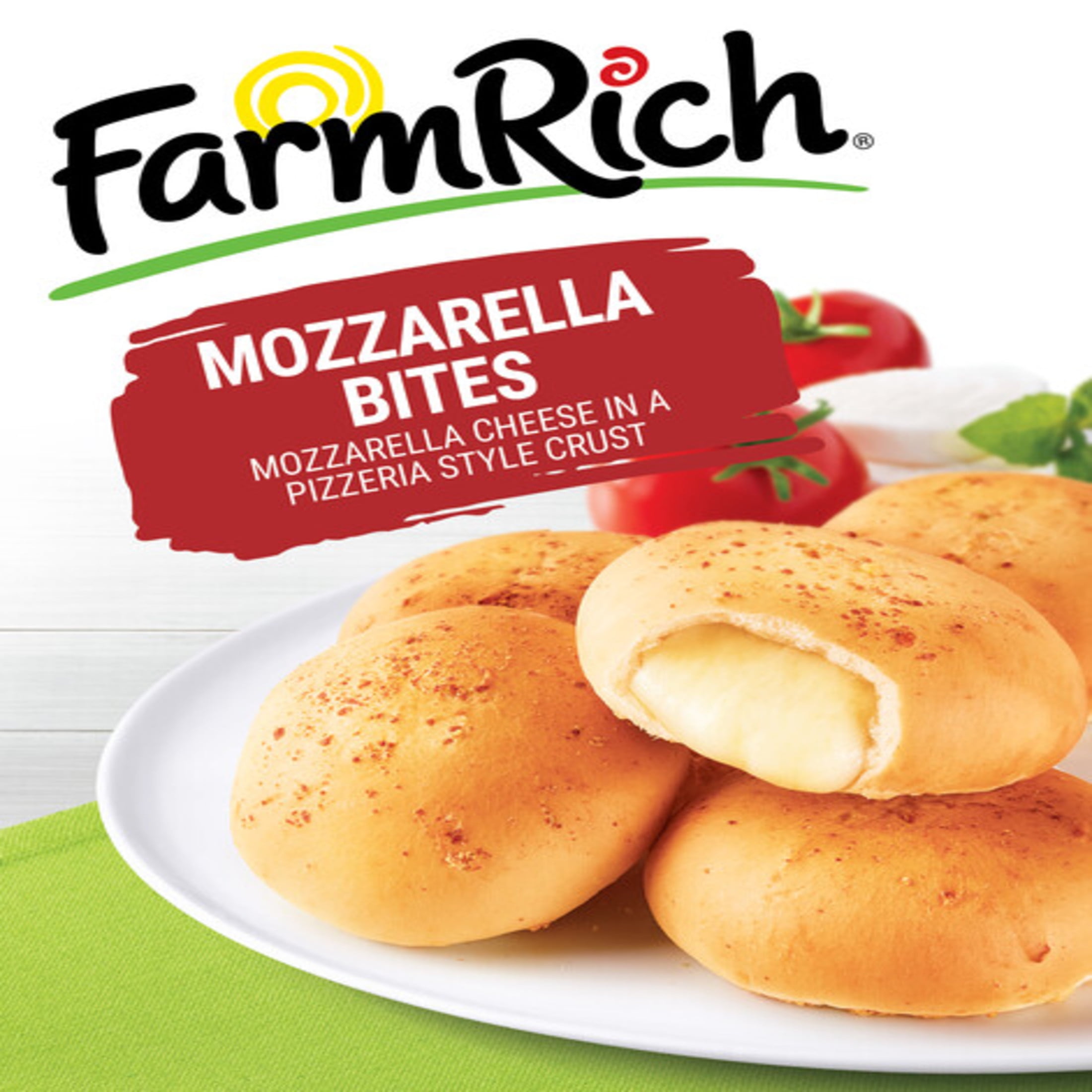 Farm Rich Mozzarella Cheese Bites, Frozen, 15 oz