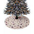 thumbnail image 1 of Farm Rooster Christmas Tree Skirt 48 Inches Large Christmas Skirt Tree, Farmhouse Chicken Pink Spring Floral Rustic Tree Skirt Christmas Decorations for Fireplace Party Holidays Indoor Outdoor, 1 of 7