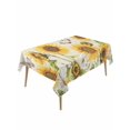 thumbnail image 1 of Farm Sunflowers Rectangle Tablecloth, Retro Flowers Butterfly Botanical Beige Waterproof & StainResistant Tablecloth, Washable Oil-proof Table Cover for Dining/Party/Wedding/Camping/Buffet 54x108 In, 1 of 9
