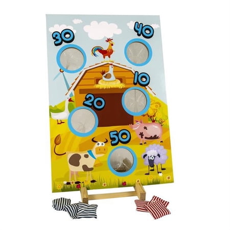 Farm Themed Bean Bag Toss, Multi Color