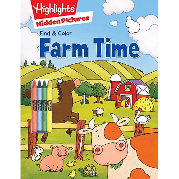 Pre-Owned Farm Time (Highlights Find & Color Hidden Pictures), 9781629797151, 1629797154, Paperback, Clr Csm edition