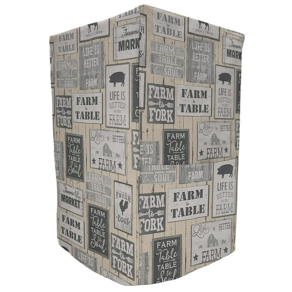 Farm To Table Coffee Maker Cover by Penny's Needful Things (Cream)
