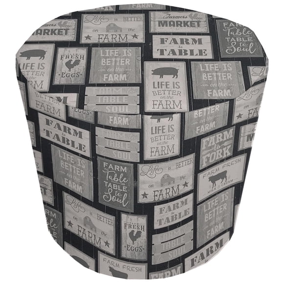 Farm To Table Cover Compatible with Instant Pot Pressure Cooker by Penny's Needful Things (Gray, 8 Quart Instant Pot)