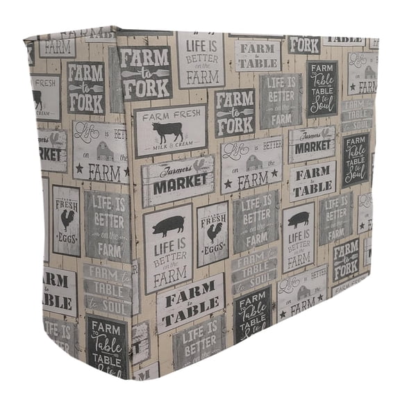 Farm To Table Cover Compatible with Ninja Foodi Digital Air Fry Oven by Penny's Needful Things (Cream)