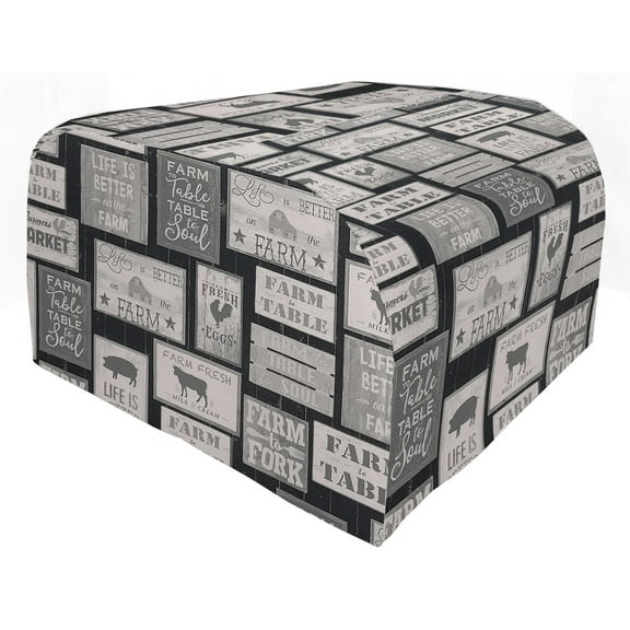 Farm To Table Cover Compatible with Ninja Foodi Grill by Penny's Needful Things (Gray)