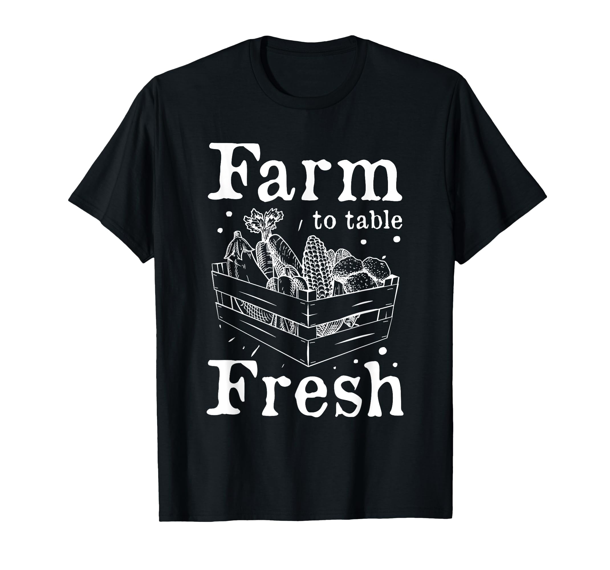 Farm To Table Fresh Graphic Tractor Tractor Driving Farm TShirt