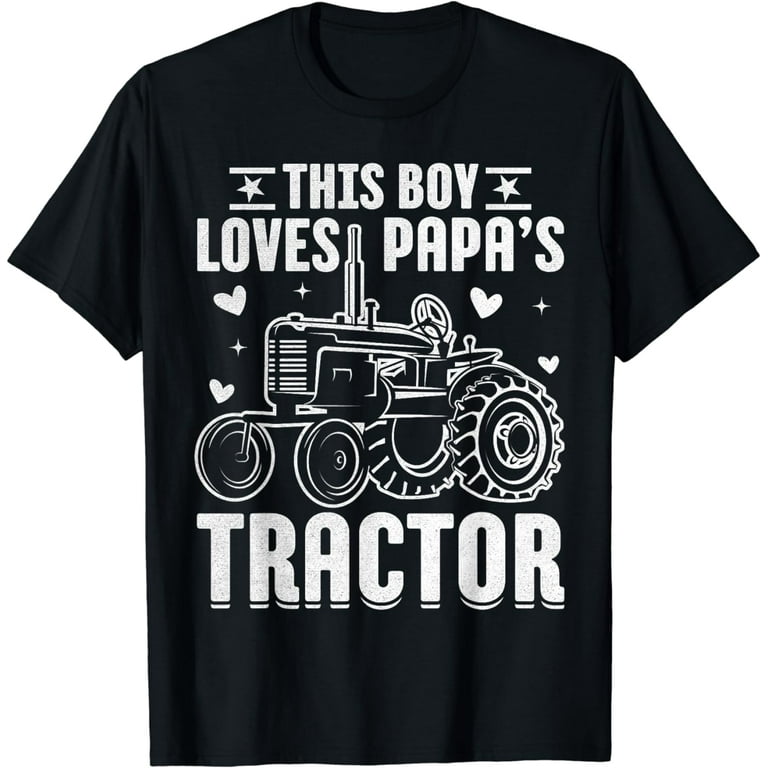 Distressed Farm Tractor Graphic T-Shirt Distressed Farm Tractor Graphic T-Shirt